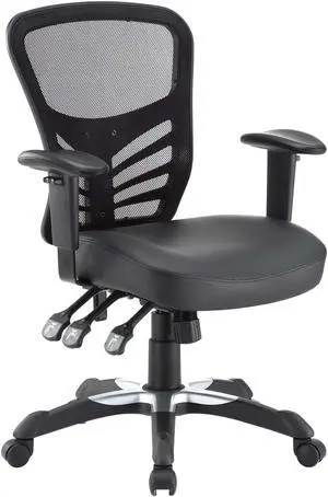 Articulate Vinyl Office Chair - Black