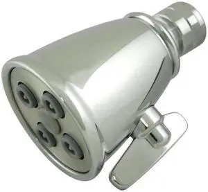 Kingston Brass Victorian 2-1/4" Diameter Adjustable Brass Shower Head with 4 Jets, Polished Chrome