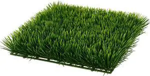 Vickerman 11"x11"x2.5" Grn Grass Mat UV Coat 2/Pk - FF181201