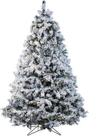 Vickerman 7.5' x 68" Flkd Alaskan 900WmWht LED - A806376LED