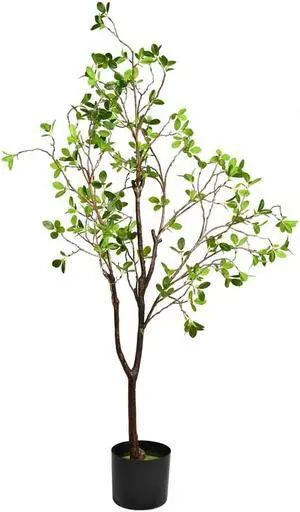Vickerman 48" Potted Milan Leaf Tree - FU191648