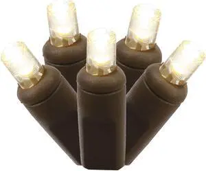 Vickerman 50Lt LED WmWht Twinkle WA Bw 6"Sp 25'L - X6B6701T