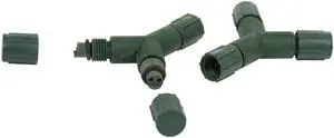 Vickerman LED Set Green Coaxial Y Splitter 6/Bag - X6G6615
