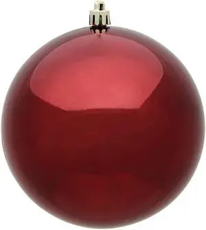 Vickerman 4.75" Burgundy Shiny Ball UV 4/Bag - N591265DSV