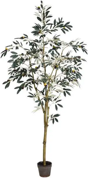Vickerman 6' Artificial Potted Olive Tree.