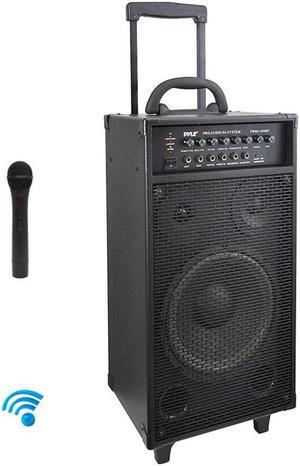 Wireless Portable Bluetooth PA Speaker System, Built-in Rechargeable Battery, Wireless Microphone, 800 Watt