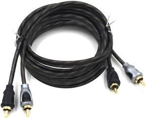 17-Foot RCA to RCA Copper Audio Cable Entry Level