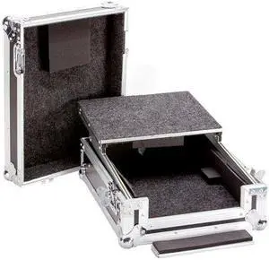 Fly Drive Case For Pioneer DJM900 Pro Mixer or Similarly Sized Equipment w/Laptop Shelf w/Wheels