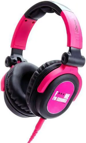 IDANCE FDJ600 Optimized Audio Driver Professional Super Bass Over Headphones - Pink-Purple