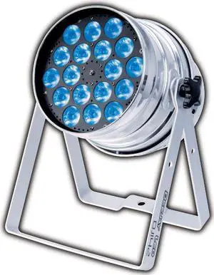 125 Watt LED Stage or Club PAR CAN w/DMX Intelligent Lighting Control & Multi-color Capability, 110V to 240 Volts