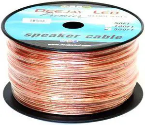 500-Foot 2-Conductor 18 Gauge Stranded Speaker Hookup Cable