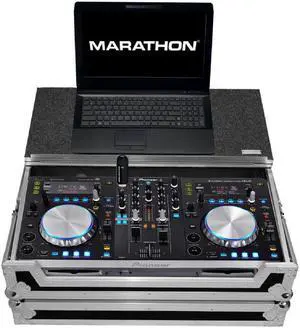 Case-to-Hold one Pioneer XDJR1 DJ Music Controller plus Laptop Shelf