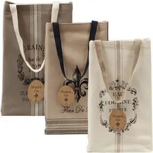 DII French Print Bags (Set of 3)