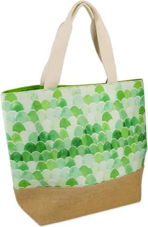 DII Green Mermaid Jute Bag