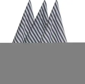 DII Black & White Stripe  Dishtowel (Set of 3)