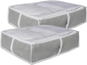 DII Gray Soft Storage  (Set of 2)