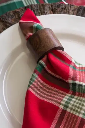 DII Wood Band Napkin Ring (Set of 4)