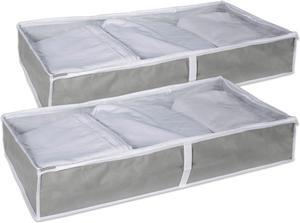 DII Gray Soft Storage  (Set of 2)