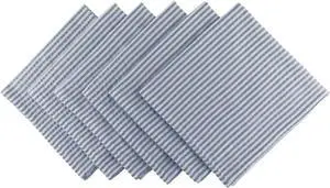 DII French Blue Seersucker Napkin (Set of 6)