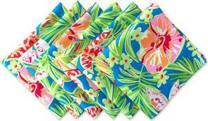 DII Summer Floral Print Outdoor Napkin (Set of 6)