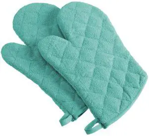 DII Aqua Terry Oven Mitt (Set of 2)