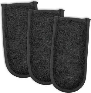 DII Black Terry Pan Handle (Set of 3)