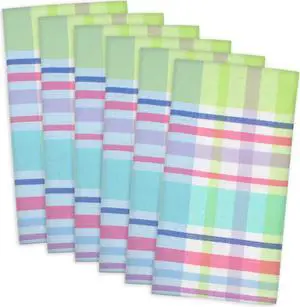 DII Spring Plaid Napkin (Set of 6)