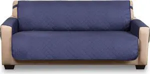 DII Reversible Sofa Cover Navy