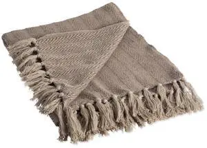 DII Stone Tonal Textured Throw