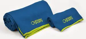 DII Yoga Towel Blue (Set of 2)