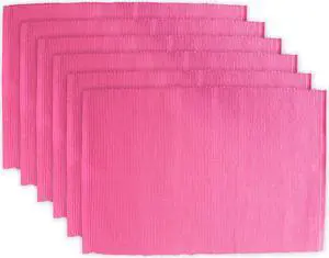 DII Flamingo Ribbed Placemat (Set of 6)