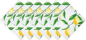 DII Lemon Bliss Print Outdoor Napkin (Set of 6)