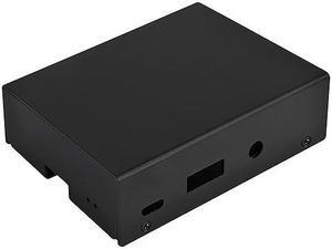 Aluminum case for Raspberry Pi 3B+/3B/2B/1B+ version, best cooling heatsink and thermal pad, black