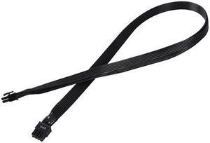 EPS to PCIE 8pin 750mm Convertion Modular Cable, Black