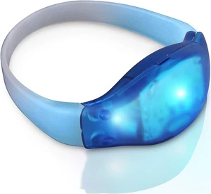 Motion Activated Blue LED Bracelet Motion Activated Blue LED Bracelet