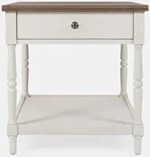Grafton Farms End Table with Drawer