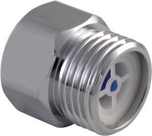 Kingston Brass SVAF12MF Anti Flood Adapter for Supply Line, Polished Chrome