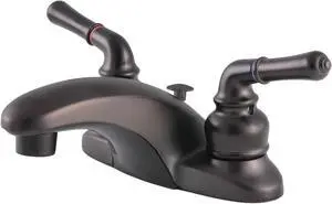 Kingston Brass KB625B 4 in. Centerset Bathroom Faucet, Oil Rubbed Bronze