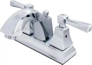 Fauceture FSC4641DL 4 in. Centerset Bathroom Faucet, Polished Chrome
