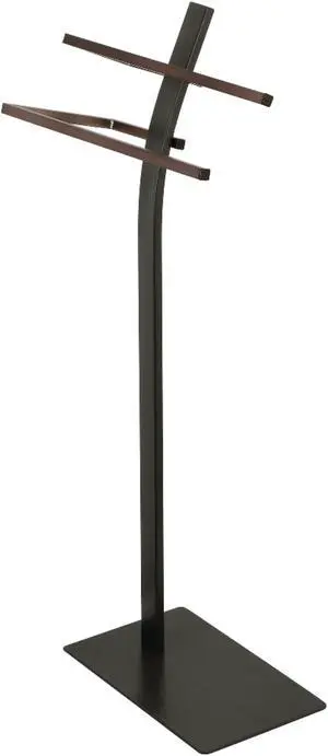 Kingston Brass SCC8395 Modern Edenscape Pedestal Dual Towel Rack - Oil Rubbed Bronze