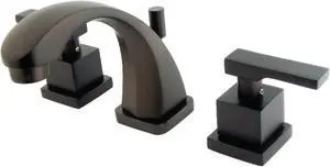 Kingston Brass KS4945QLL Executive Widespread Bathroom Faucet, Oil Rubbed Bronze