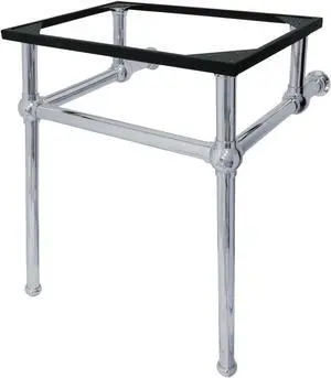 Fauceture VBH242030C Brass Wash Basin Pedestal Leg, Polished Chrome