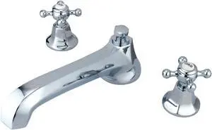 Kingston Brass KS4301BX Roman Tub Filler, Polished Chrome
