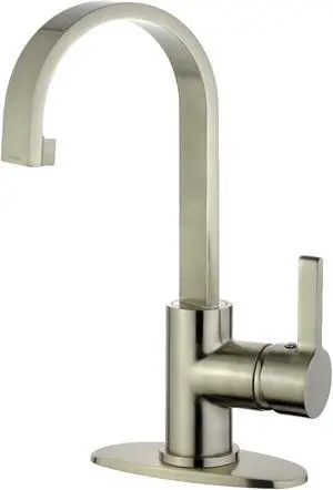 Fauceture LS8218CTL Continental Single-Handle Bathroom Faucet, Brushed Nickel