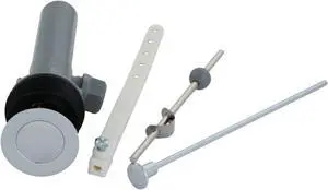 Kingston Brass KBP1001 Plastic Pop-Up Drain with Overflow, Polished Chrome