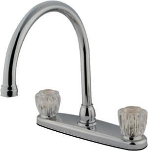 Kingston Brass KB790AC 8-Inch Centerset Kitchen Faucet, Polished Chrome