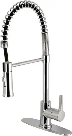 Gourmetier LS8671CTL Continental Single-Handle Pull-Down Kitchen Faucet, Polished Chrome
