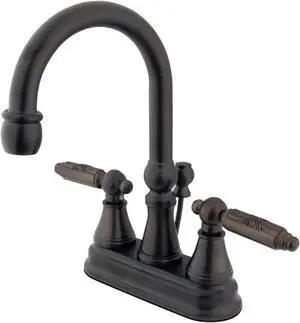 Kingston Brass KS2615GL 4 in. Centerset Bathroom Faucet, Oil Rubbed Bronze