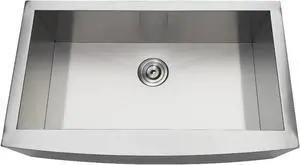 Gourmetier GKTSF33209 Drop-In Stainless Steel Single Bowl Farmhouse Kitchen Sink, Brushed
