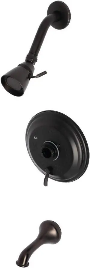Kingston Brass KB36350TLH Tub and Shower Trim Only Without Handle, Oil Rubbed Bronze